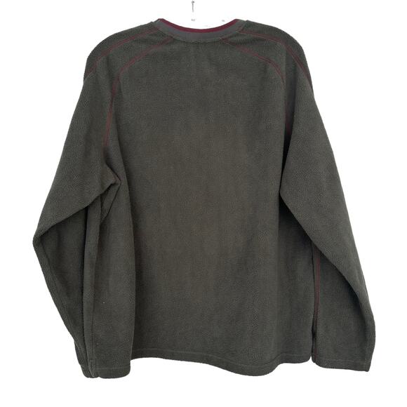Eddie Bauer Dark Green Fleece Sweater Sz 2XL - Picture 5 of 6